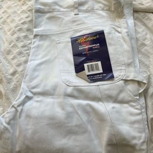 White utility pant